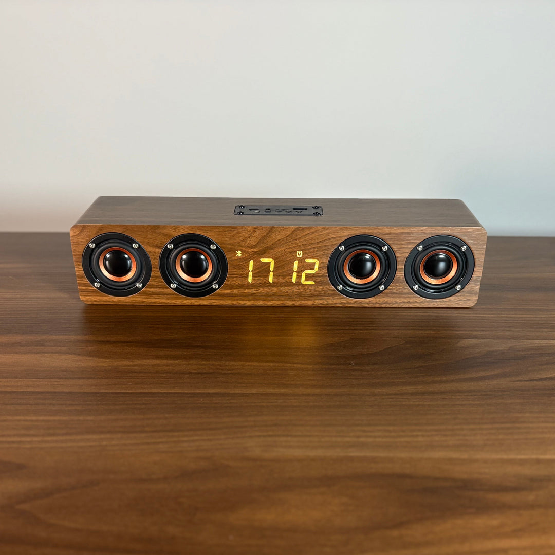 Cassa in Legno con Orologio