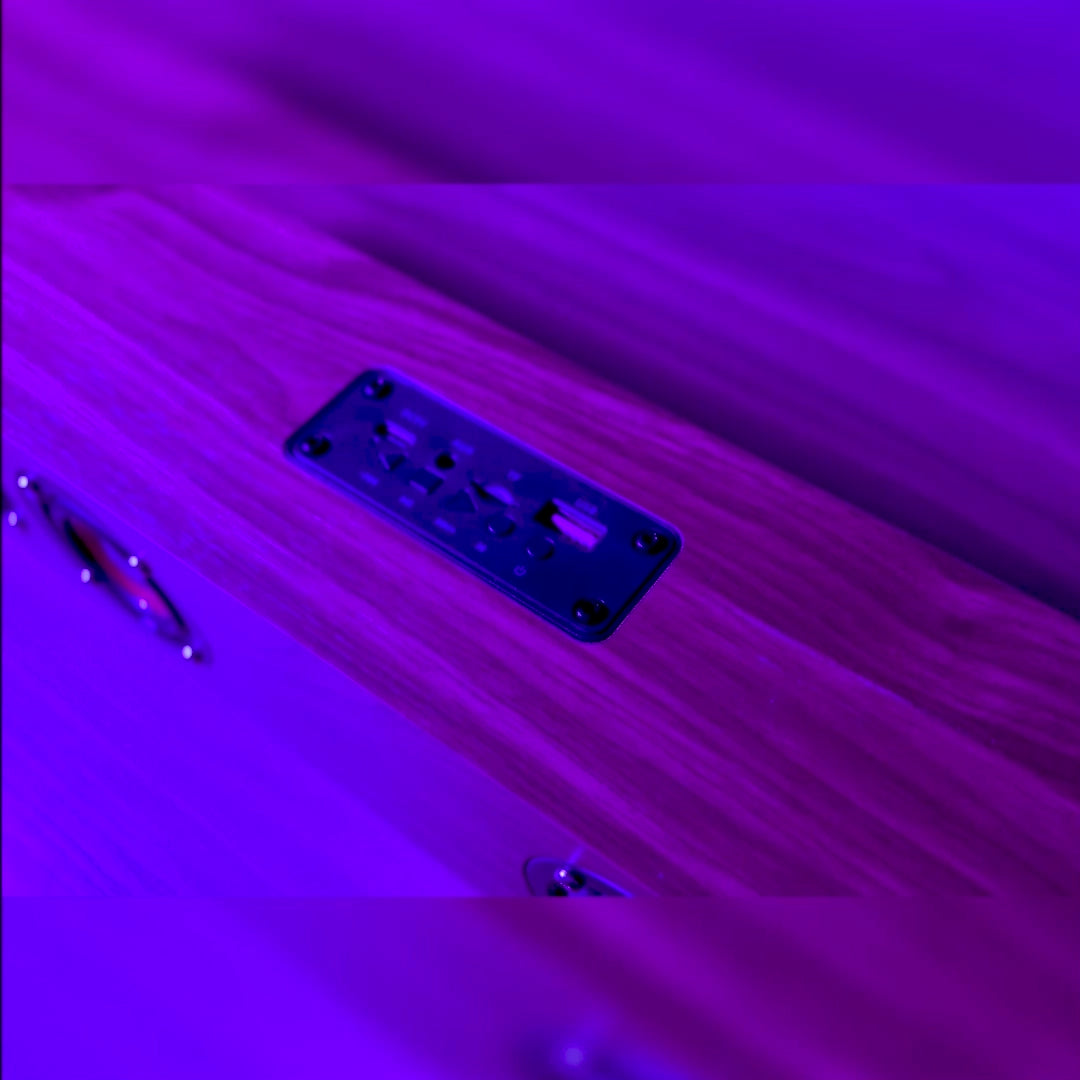 Cassa in Legno con Orologio